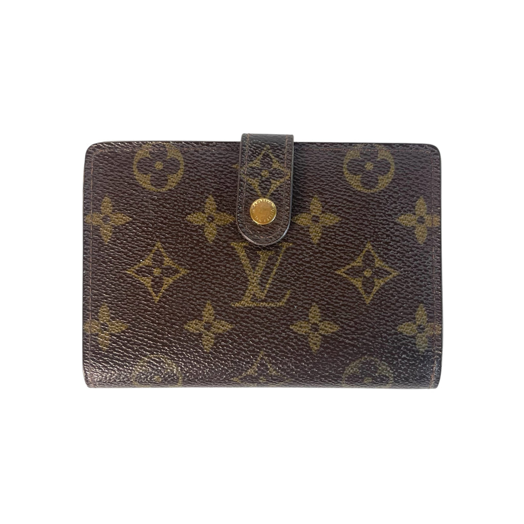 Louis Vuitton Canvas Monogram Compact Clip Wallet