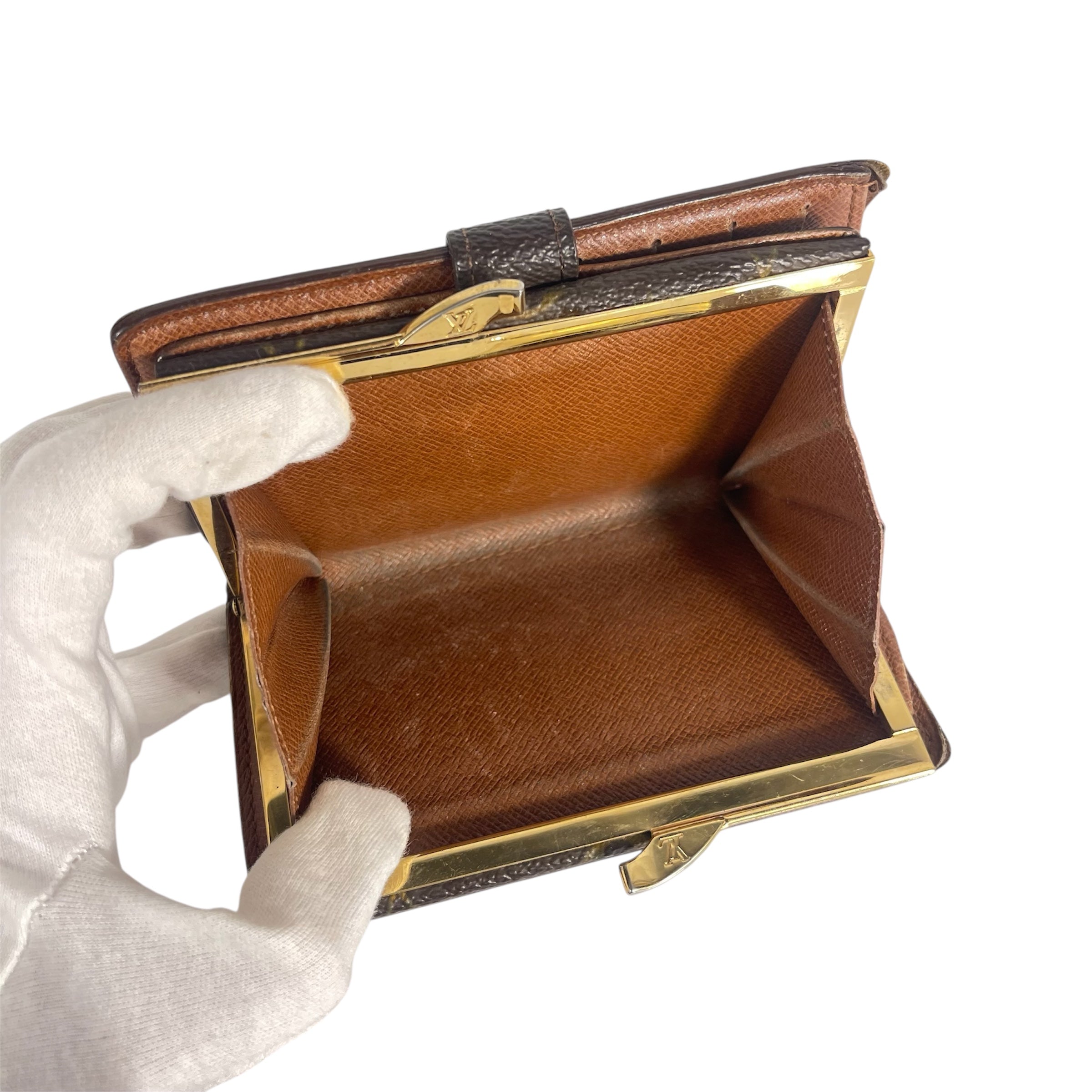 Louis Vuitton Monogram Canvas Compact Clip Wallet