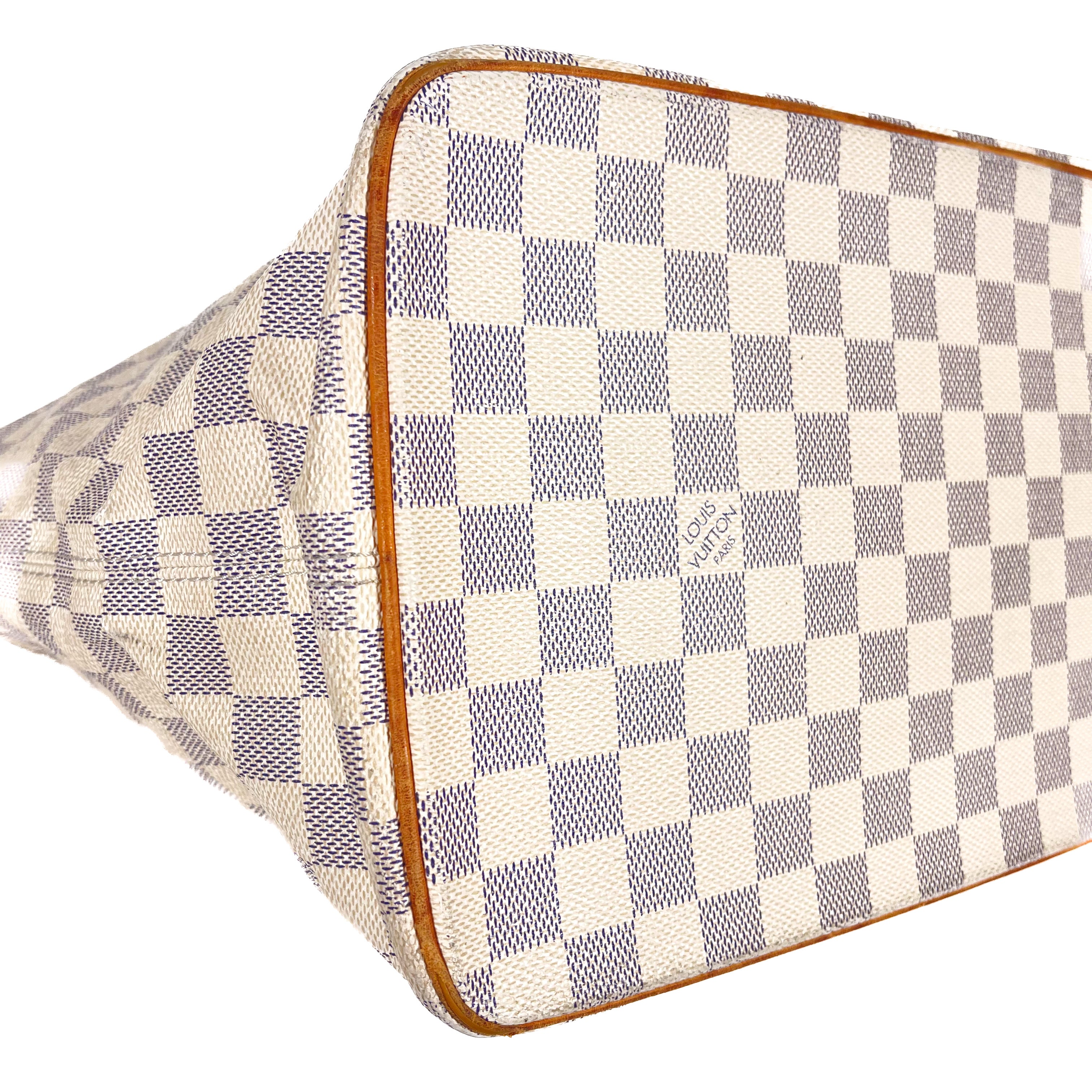 Louis Vuitton Saleya MM Damier Azur Canvas Handtasche