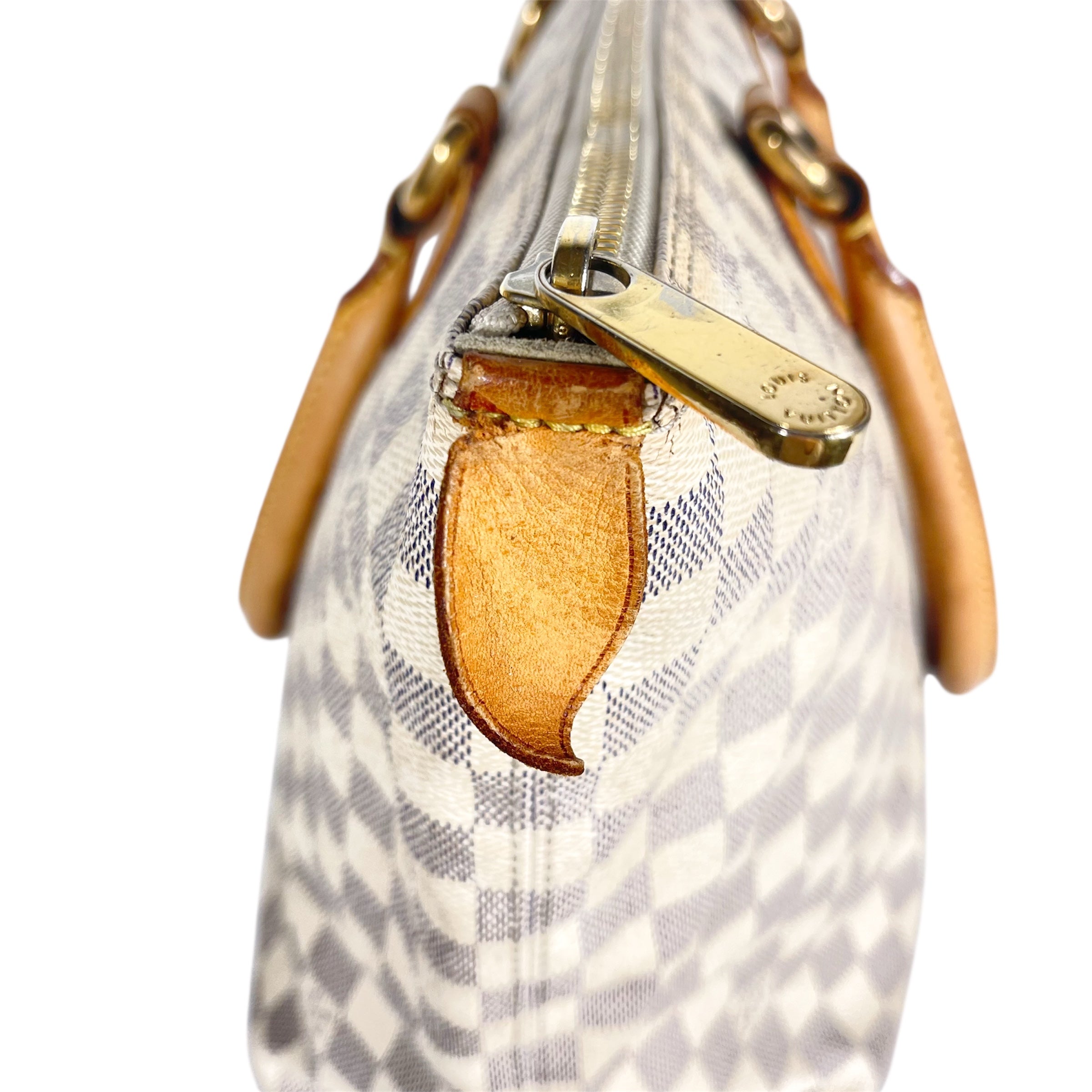 Louis Vuitton Saleya MM Damier Azur Canvas Handtasche