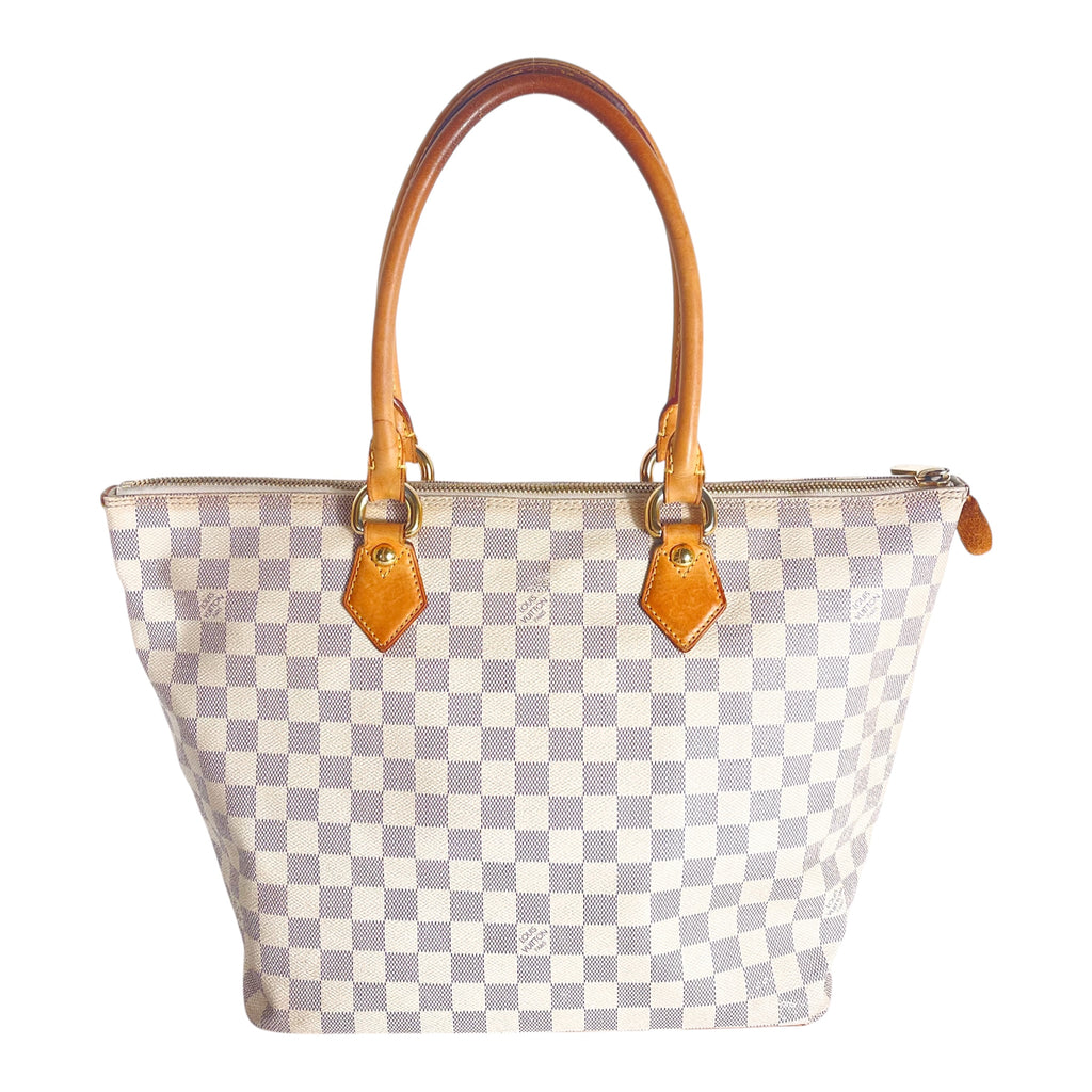 Louis Vuitton Saleya MM Damier Azur Canvas Handtasche