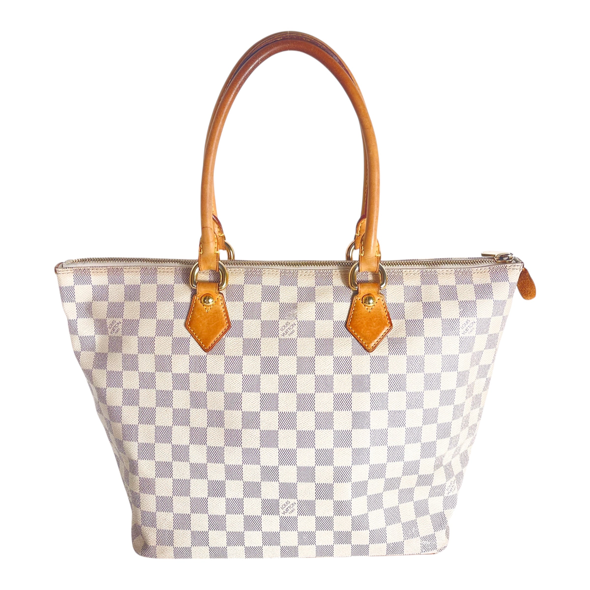 Louis Vuitton Saleya MM Damier Azur Canvas Handtasche