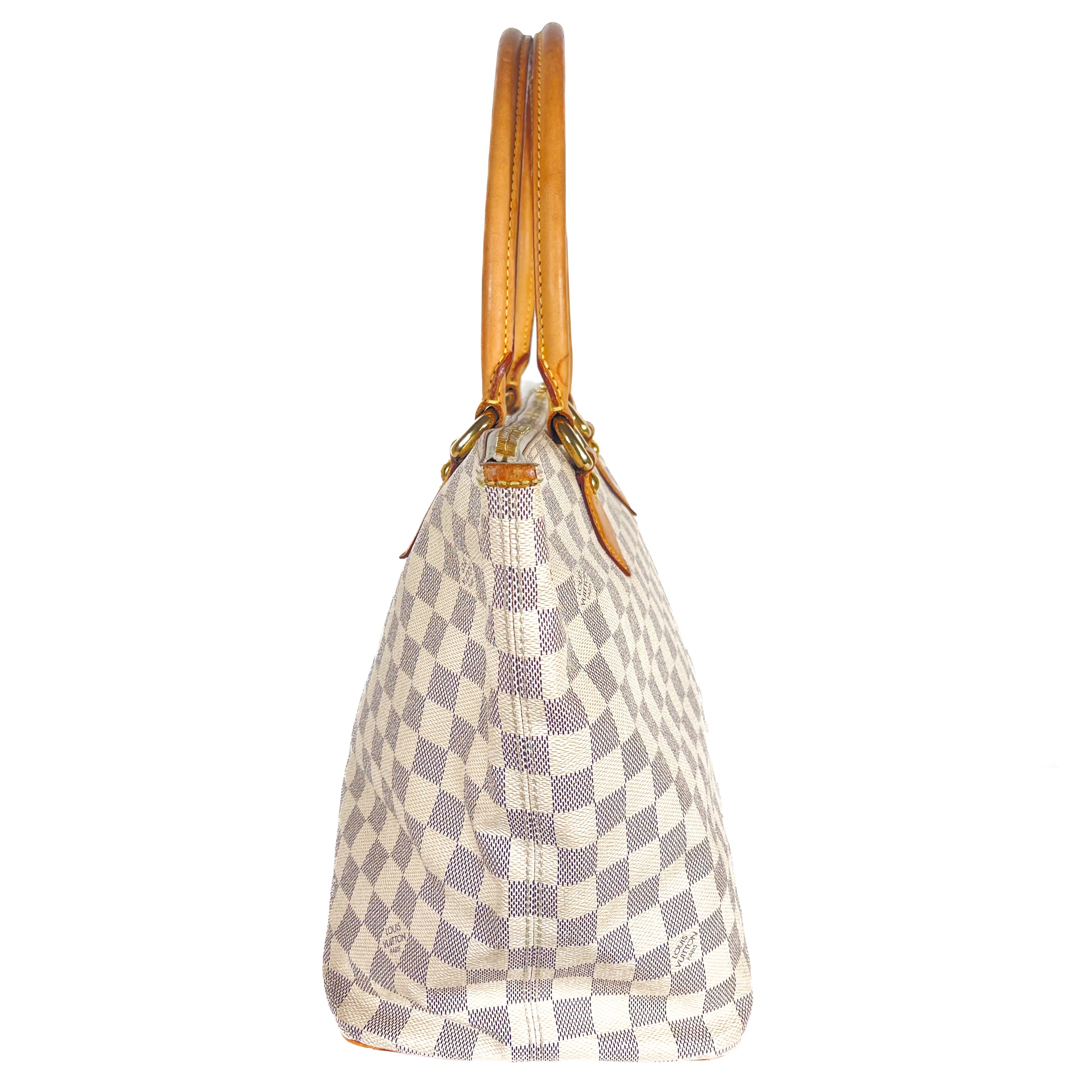 Louis Vuitton Saleya MM Damier Azur Canvas Handtasche