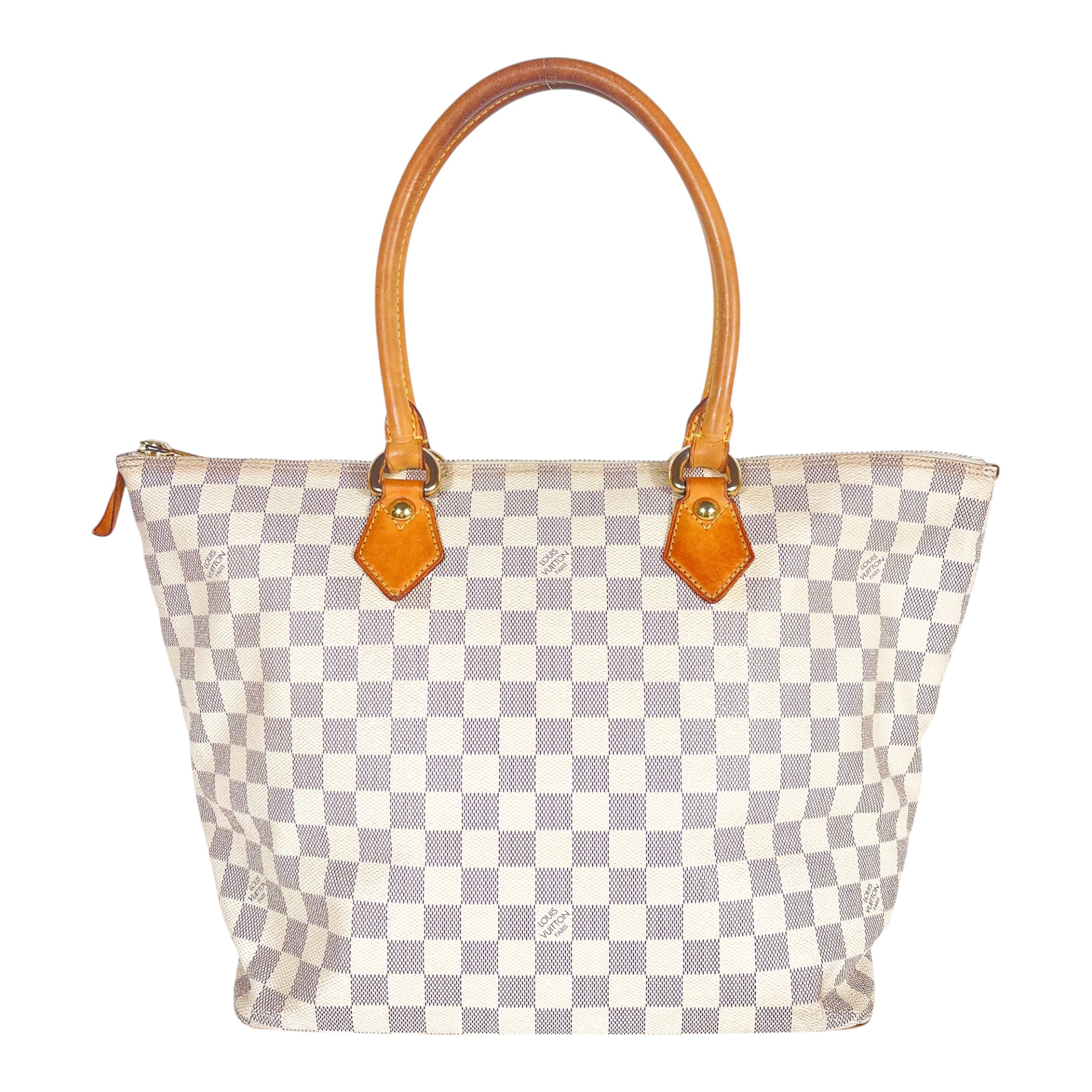 Louis Vuitton Saleya MM Damier Azur Canvas Handtasche
