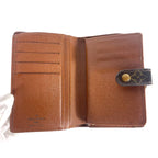 Louis Vuitton Canvas Monogram Compact Clip Wallet