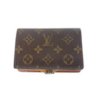 Louis Vuitton Canvas Monogram Compact Clip Wallet