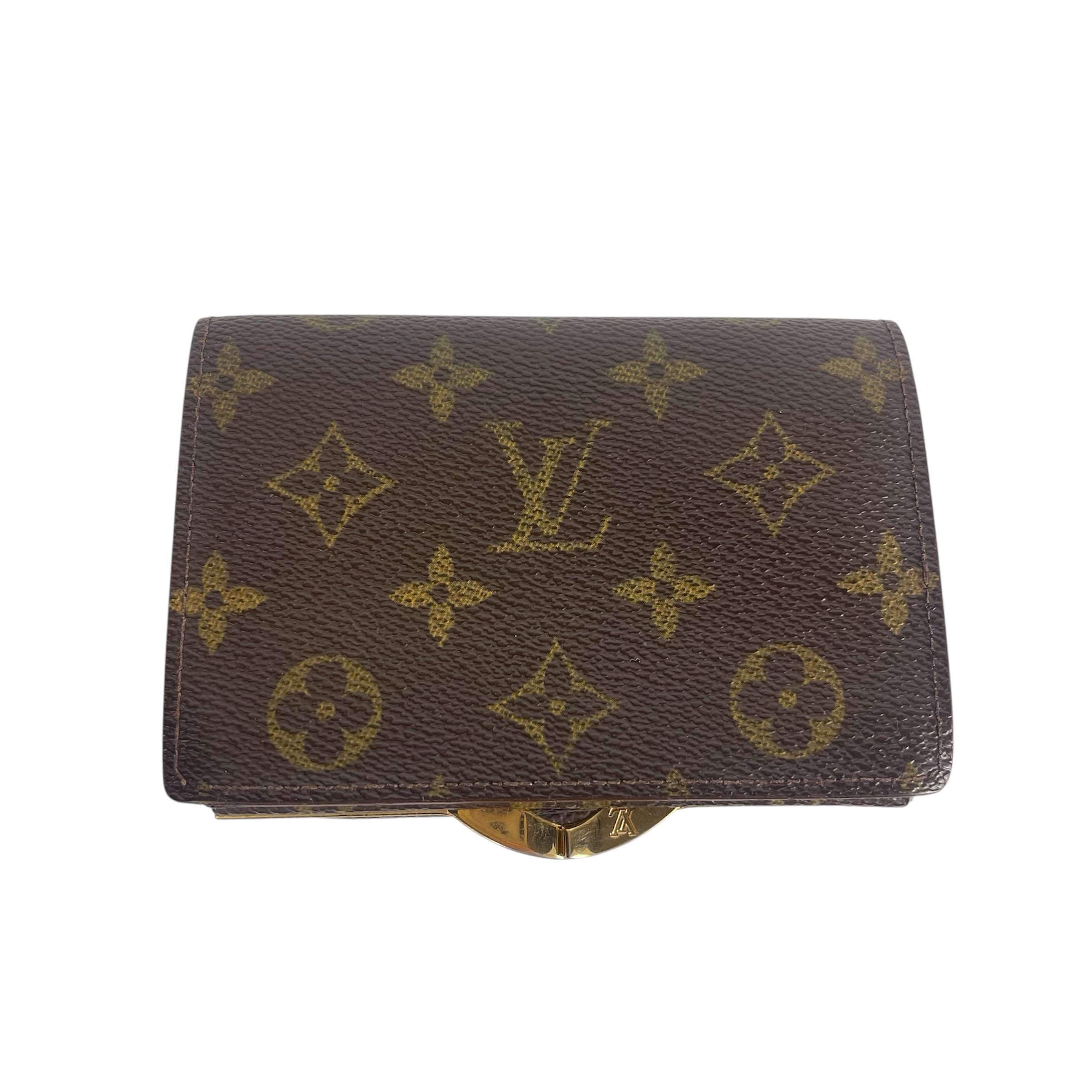 Louis Vuitton Monogram Canvas Compact Clip Wallet