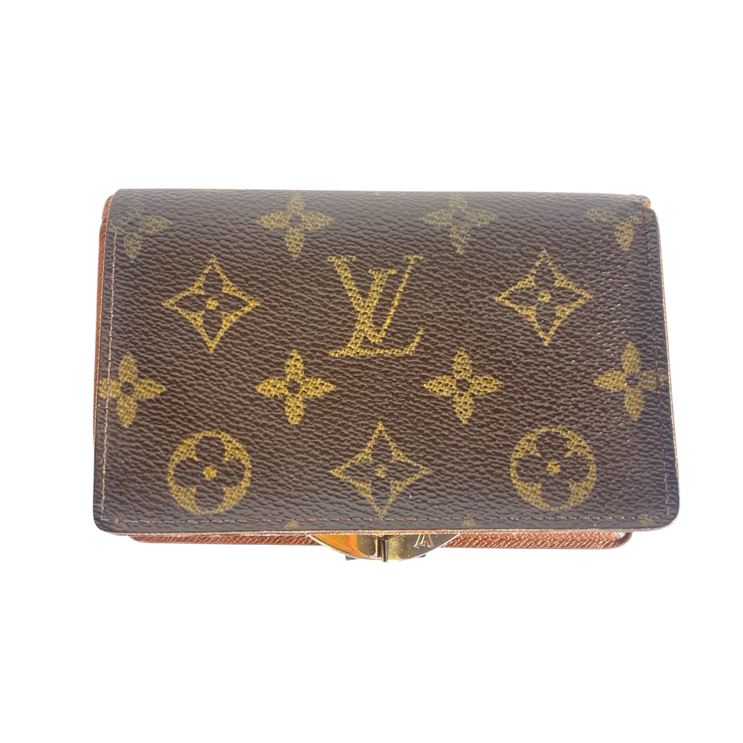 Louis Vuitton Monogram Canvas Compact Clip Wallet