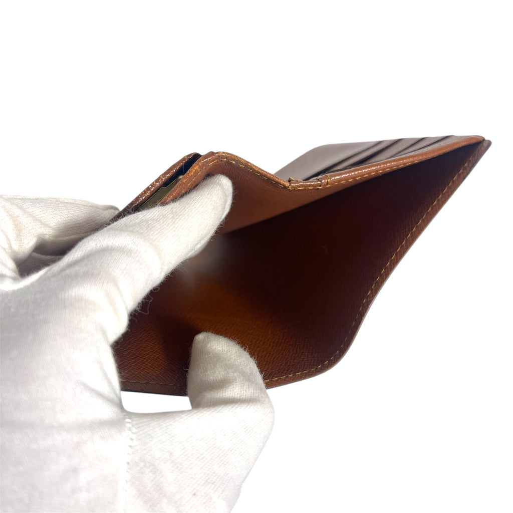 Louis Vuitton Canvas Monogram Compact Clip Wallet